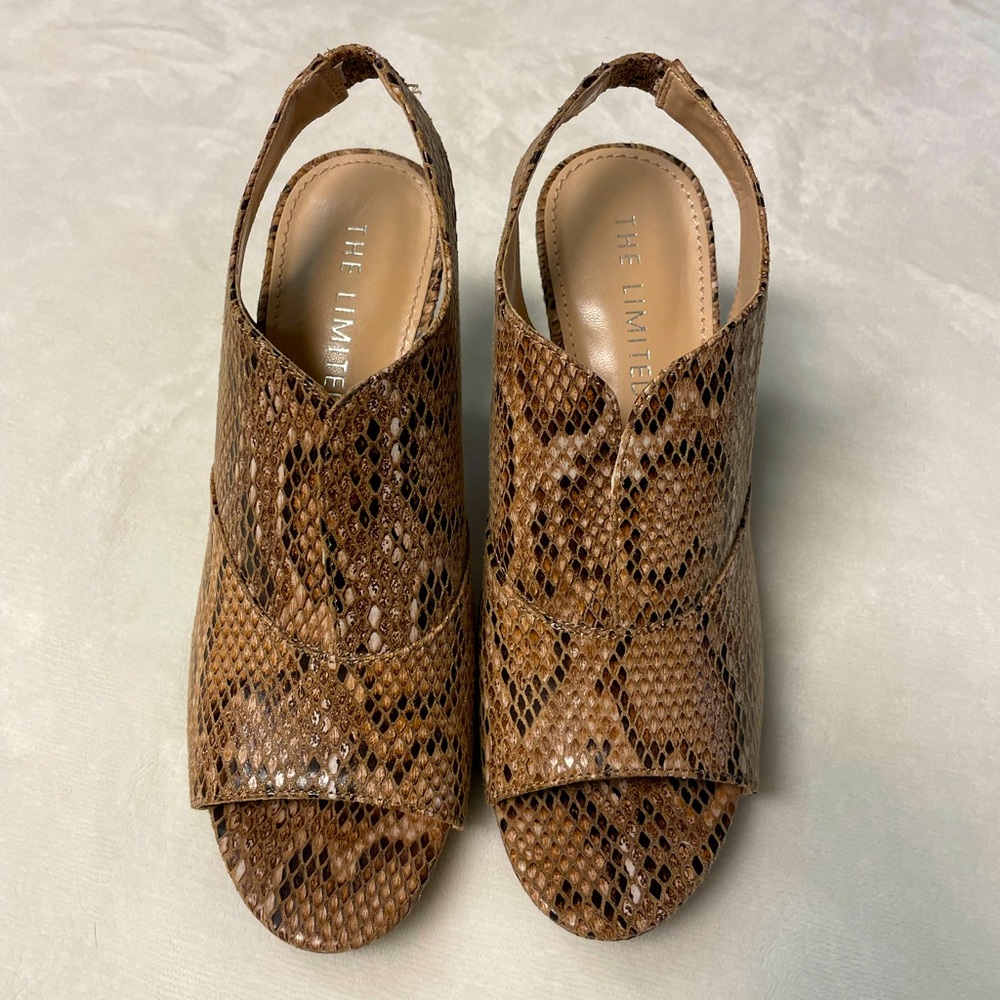 Slingback / Peep Toe Heels / size 7